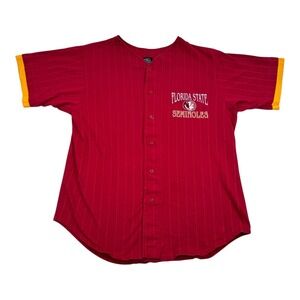 Vintage Florida State Seminoles Jersey Mens XL Red NCAA Baseball Salem 90s